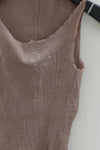 Marc Le Bihan Silk Shrink Turtleneck Top 26957 Series MLB-26957 E23-GKMG ROSE ANCIEN Dried Rose 26957 E23